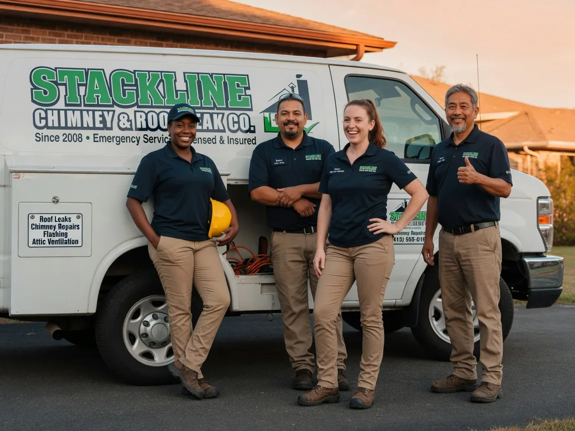 Chimney flashing repair company in Stonington, IL